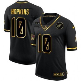 Arizona Cardinals #10 DeAndre Hopkins Men's 2020 Salute To Service Golden Limited NFL Jersey Black