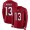 Arizona Cardinals #13 Kurt Warner Red Team Color Men's Stitched NFL Limited Therma Long Sleeve Jersey