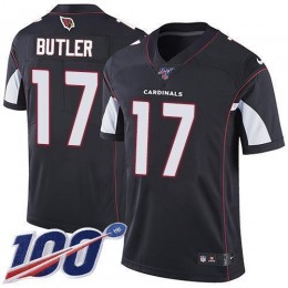 Arizona Cardinals #17 Hakeem Butler Black Alternate Men's Stitched NFL 100th Season Vapor Limited Jersey
