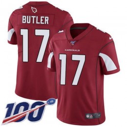 Arizona Cardinals #17 Hakeem Butler Red Team Color Men's Stitched NFL 100th Season Vapor Limited Jersey