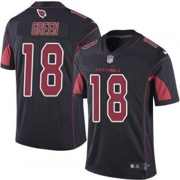 Arizona Cardinals #18 A.J. Green Black Men's Stitched NFL Limited Rush Jersey