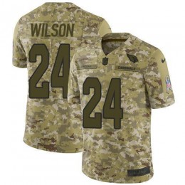 Arizona Cardinals #24 Adrian Wilson Camo Men's Stitched NFL Limited 2018 Salute to Service Jersey