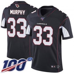 Arizona Cardinals #33 Byron Murphy Black Alternate Men's Stitched NFL 100th Season Vapor Limited Jersey