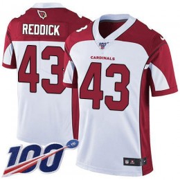 Arizona Cardinals #43 Haason Reddick White Men's Stitched NFL 100th Season Vapor Limited Jersey