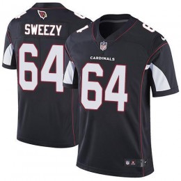 Arizona Cardinals #64 J.R. Sweezy Black Alternate Men's Stitched NFL Vapor Untouchable Limited Jersey