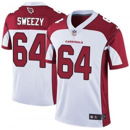 Arizona Cardinals #64 J.R. Sweezy White Men's Stitched NFL Vapor Untouchable Limited Jersey