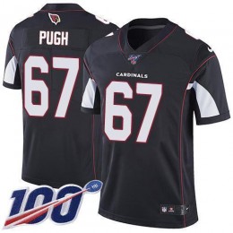 Arizona Cardinals #67 Justin Pugh Black Alternate Men's Stitched NFL 100th Season Vapor Limited Jersey