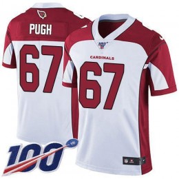 Arizona Cardinals #67 Justin Pugh White Men's Stitched NFL 100th Season Vapor Limited Jersey