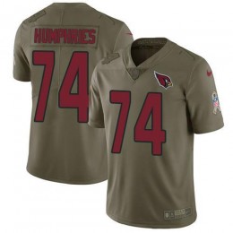 Arizona Cardinals #74 D.J. Humphries Olive Men's Stitched NFL Limited 2017 Salute to Service Jersey