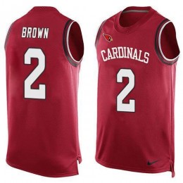 Cardinals #2 Marquise Brown Red Team Color Men's Stitched NFL Limited Tank Top Jersey