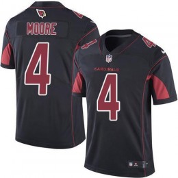 Cardinals #4 Rondale Moore Black Men's Stitched NFL Limited Rush Jersey