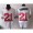 1992 Mitchell And Ness Atlanta Falcons #21 Deion Sanders White Throwback Stitched NFL Jersey