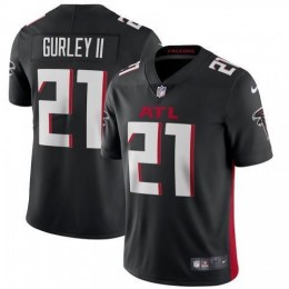 Atlanta Atlanta Falcons #21 Todd Gurley II Men's Black 2020 Vapor Untouchable Limited NFL Jersey