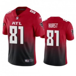 Atlanta Atlanta Falcons #81 Hayden Hurst Men's Red 2nd Alternate 2020 Vapor Untouchable Limited NFL Jersey