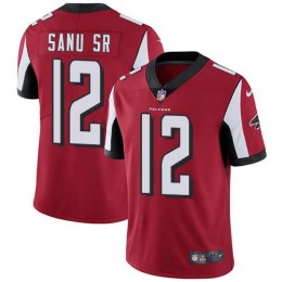 Atlanta Falcons #12 Mohamed Sanu Sr Red Team Color Men's Stitched NFL Vapor Untouchable Limited Jersey