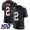 Atlanta Falcons #2 Matt Ryan Black Alternate Men's Stitched NFL 100th Season Vapor Limited Jersey