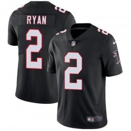 Atlanta Falcons #2 Matt Ryan Black Alternate Men's Stitched NFL Vapor Untouchable Limited Jersey