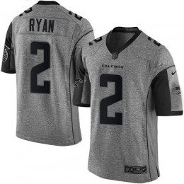 Atlanta Falcons #2 Matt Ryan Gray Men's Stitched NFL Limited Gridiron Gray Jersey