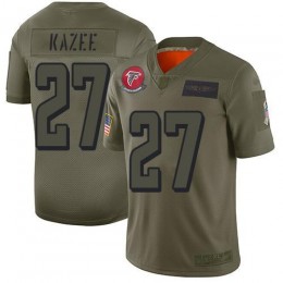Atlanta Falcons #27 Damontae Kazee Camo Men's Stitched NFL Limited 2019 Salute To Service Jersey