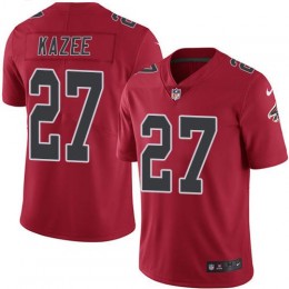 Atlanta Falcons #27 Damontae Kazee Red Men's Stitched NFL Limited Rush Jersey