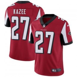 Atlanta Falcons #27 Damontae Kazee Red Team Color Men's Stitched NFL Vapor Untouchable Limited Jersey