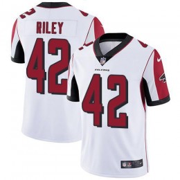 Atlanta Falcons #42 Duke Riley White Men's Stitched NFL Vapor Untouchable Limited Jersey