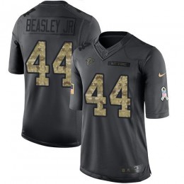 Atlanta Falcons #44 Vic Beasley Jr Black Men's Stitched NFL Limited 2016 Salute To Service Jersey