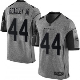 Atlanta Falcons #44 Vic Beasley Jr Gray Men's Stitched NFL Limited Gridiron Gray Jersey
