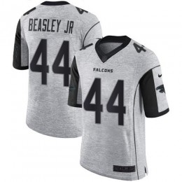 Atlanta Falcons #44 Vic Beasley Jr Gray Men's Stitched NFL Limited Gridiron Gray II Jersey