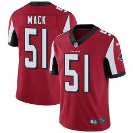 Atlanta Falcons #51 Alex Mack Red Team Color Men's Stitched NFL Vapor Untouchable Limited Jersey