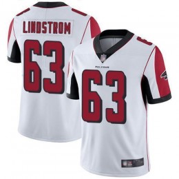 Atlanta Falcons #63 Chris Lindstrom White Men's Stitched NFL Vapor Untouchable Limited Jersey