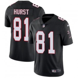 Atlanta Falcons #81 Hayden Hurst Black Alternate Men's Stitched NFL Vapor Untouchable Limited Jersey