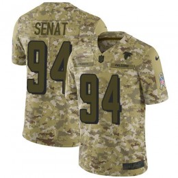 Atlanta Falcons #94 Deadrin Senat Camo Men's Stitched NFL Limited 2018 Salute To Service Jersey