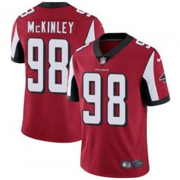 Atlanta Falcons #98 Takkarist McKinley Red Team Color Men's Stitched NFL Vapor Untouchable Limited Jersey