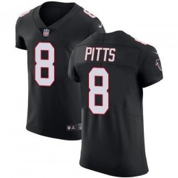 Falcons #8 Kyle Pitts Black Alternate Men's Stitched NFL Vapor Untouchable Elite Jersey