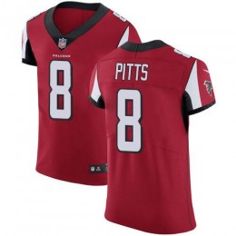 Falcons #8 Kyle Pitts Red Team Color Men's Stitched NFL Vapor Untouchable Elite Jersey