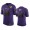 Baltimore Baltimore Ravens #58 L.J. Fort Men's Purple Team 25th Season Golden Limited NFL Jersey