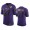 Baltimore Baltimore Ravens #77 Bradley Bozeman Men's Purple Team 25th Season Golden Limited NFL Jersey
