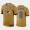 Baltimore Ravens #8 Lamar Jackson Gold Men's Big Team Logo Player Vapor Limited NFL Jersey