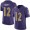 Baltimore Ravens #12 Jaleel Scott Purple Men's Stitched NFL Limited Rush Jersey