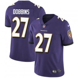 Baltimore Ravens #27 J.K. Dobbins Purple Team Color Men's Stitched NFL Vapor Untouchable Limited Jersey