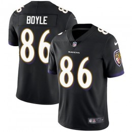 Baltimore Ravens #86 Nick Boyle Black Alternate Men's Stitched NFL Vapor Untouchable Limited Jersey