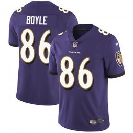 Baltimore Ravens #86 Nick Boyle Purple Team Color Men's Stitched NFL Vapor Untouchable Limited Jersey