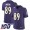Baltimore Ravens #89 Mark Andrews Purple Team Color Men's Stitched NFL 100th Season Vapor Limited Jersey