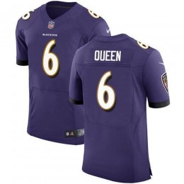 Ravens #6 Patrick Queen Purple Team Color Men's Stitched NFL Vapor Untouchable Elite Jersey