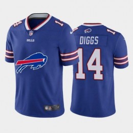 Buffalo Bills #14 Stefon Diggs Royal Blue Men's Big Team Logo Vapor Limited NFL Jersey
