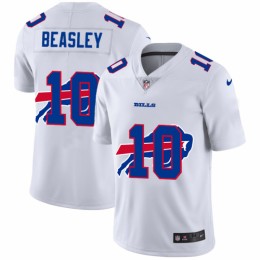 Buffalo Buffalo Bills #10 Cole Beasley White Men's Team Logo Dual Overlap Limited NFL Jersey