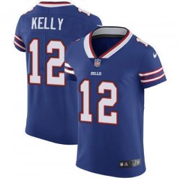 Bills #12 Jim Kelly Royal Blue Team Color Men's Stitched NFL Vapor Untouchable Elite Jersey