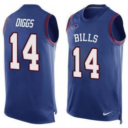 Bills #14 Stefon Diggs Royal Blue Team Color Men's Stitched NFL Limited Tank Top Jersey