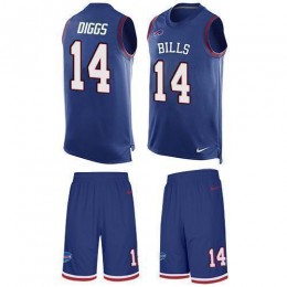Bills #14 Stefon Diggs Royal Blue Team Color Men's Stitched NFL Limited Tank Top Suit Jersey